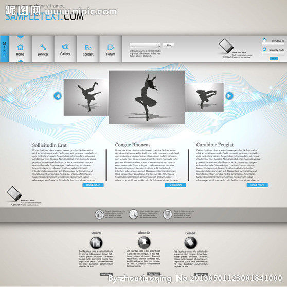 網(wǎng)站網(wǎng)頁設計模板與矢量圖 助力廣告設計的專業(yè)圖庫